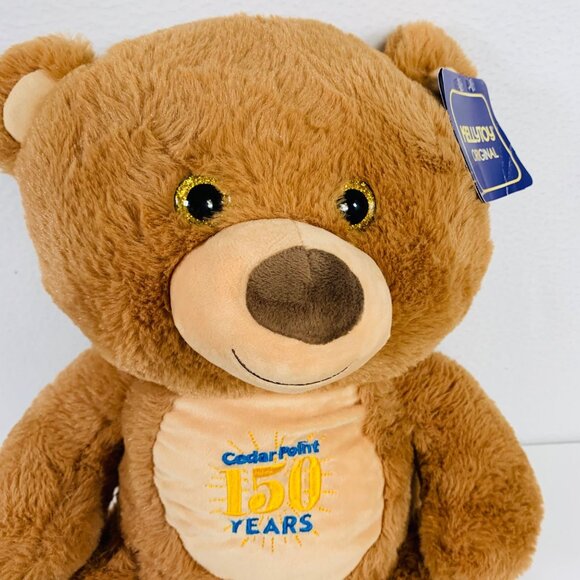 Cedar Point 150 Years Kellytoy Bear Plush Brown Stuffed Animal Souvenir Collect - Picture 10 of 12